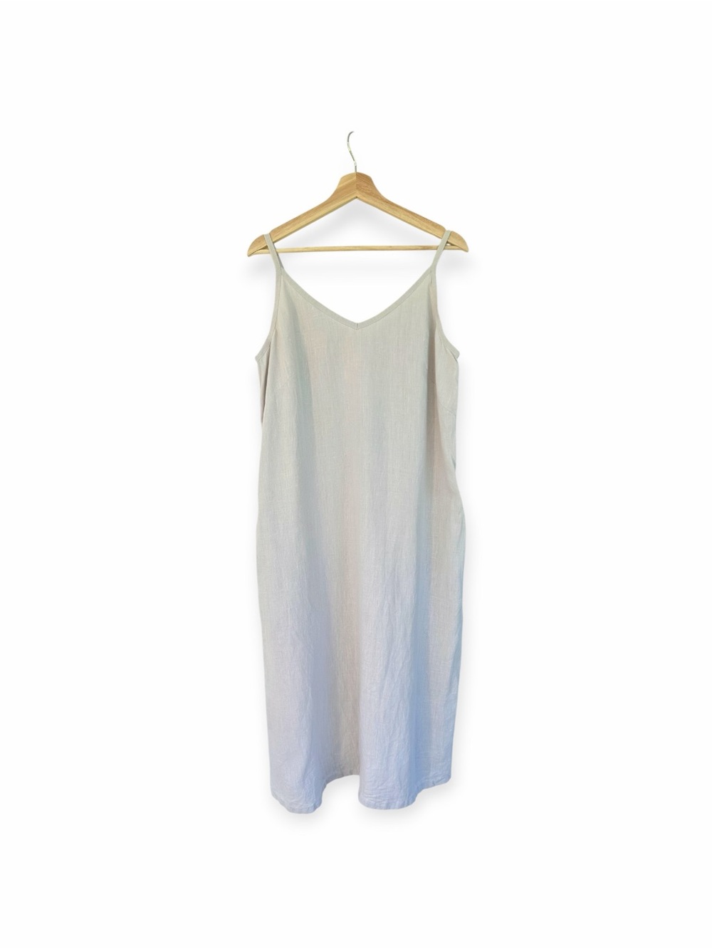 Amour Linen Midi Tank Dress Handmade Natural Linen size‎ XL